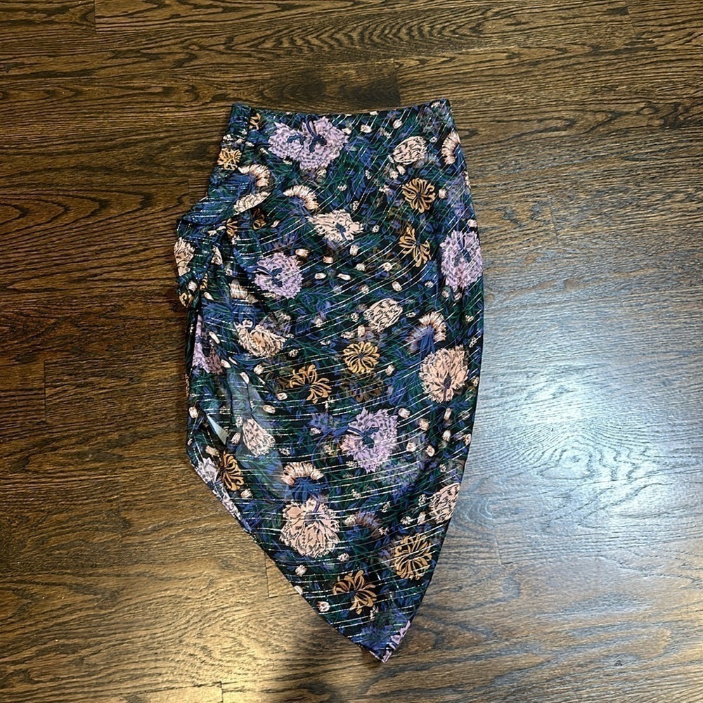 Veronica Beard Blue Pattern Print Skirt Size XS - Picture 2 of 4